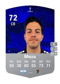 Fernando Meza CONMEBOL Sudamericana 72 Overall Rating