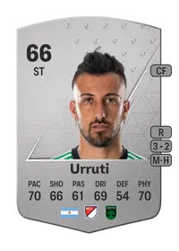 Maximiliano Urruti Common 66 Overall Rating