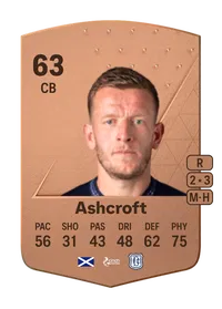 Lee Ashcroft Common 63 Overall Rating