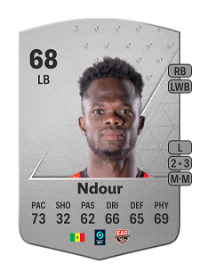 Abdallah Ndour Common 68 Overall Rating