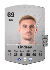 Liam Lindsay Common 69 Overall Rating