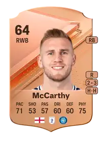 Jason McCarthy Rare 64 Overall Rating