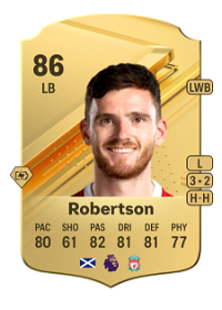 Andrew Robertson Rare 86 Overall Rating