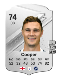 Jake Cooper Rare 74 Overall Rating