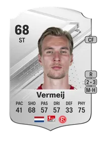 Vincent Vermeij Rare 68 Overall Rating