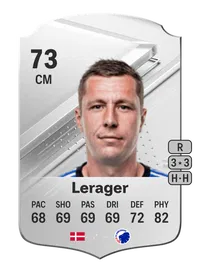 Lukas Lerager Rare 73 Overall Rating