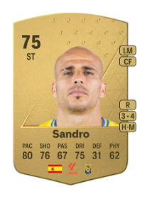 Sandro Common 75 Overall Rating
