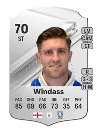 Josh Windass Rare 70 Overall Rating