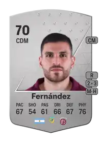 Julián Fernández Common 70 Overall Rating