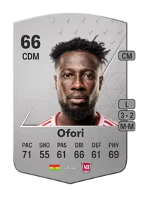 Ebenezer Ofori Common 66 Overall Rating