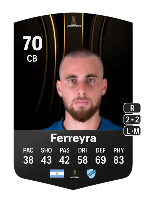 EA FC 24 Nicolás Ferreyra 70