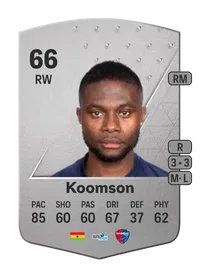 Gilbert Koomson Common 66 Overall Rating