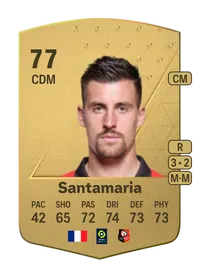 Baptiste Santamaria Common 77 Overall Rating