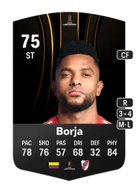 Miguel Borja CONMEBOL Libertadores 75 Overall Rating