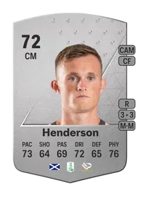 Liam Henderson Common 72 Overall Rating