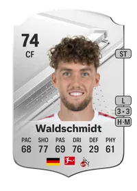 Luca Waldschmidt Rare 74 Overall Rating