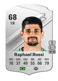 Raphael Rossi Rare 68 Overall Rating