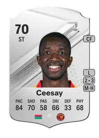 Assan Ceesay Rare 70 Overall Rating