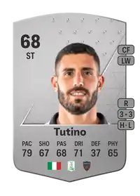 Gennaro Tutino Common 68 Overall Rating