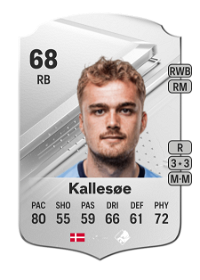 Mikkel Kallesøe Rare 68 Overall Rating