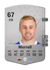 Joe Morrell Common 67 Overall Rating