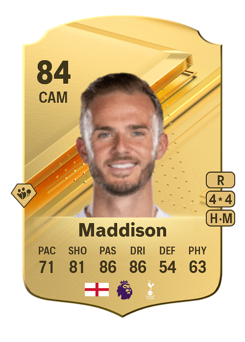 EA FC 24 James Maddison 84