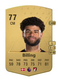 Philip Billing Common 77 Overall Rating