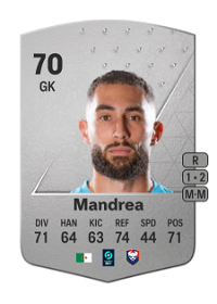Anthony Mandrea Common 70 Overall Rating