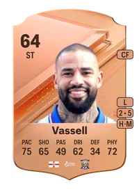 Kyle Vassell Rare 64 Overall Rating