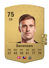 Asger Sørensen Common 75 Overall Rating