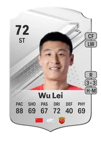 Wu Lei Rare 72 Overall Rating