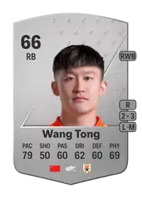 Wang Tong Common 66 Overall Rating