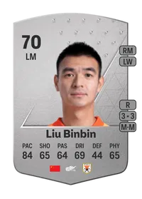 Liu Binbin Common 70 Overall Rating