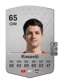 Nebojša Kosović Common 65 Overall Rating