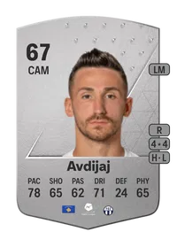 Donis Avdijaj Common 67 Overall Rating