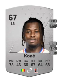 Youssouf Koné Common 67 Overall Rating