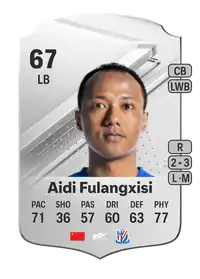 Aidi Fulangxisi Rare 67 Overall Rating