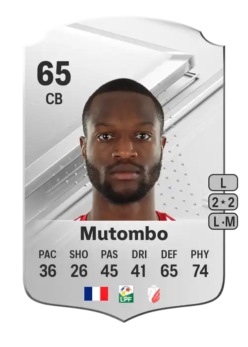 EA FC 24 Gabriel Mutombo 65