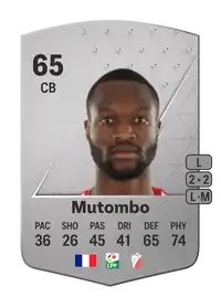 Gabriel Mutombo Common 65 Overall Rating