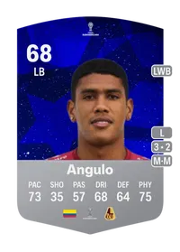 Jeison Angulo CONMEBOL Sudamericana 68 Overall Rating