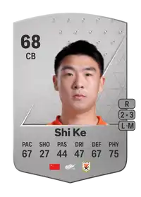 Shi Ke Common 68 Overall Rating