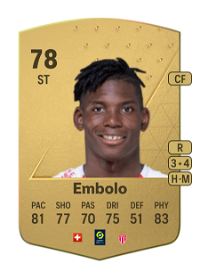 Breel Embolo Common 78 Overall Rating