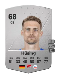 Oliver Hüsing Common 68 Overall Rating