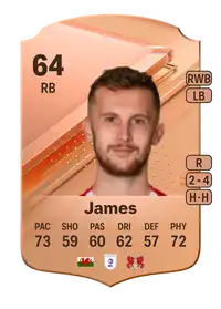 Tom James Rare 64 Overall Rating