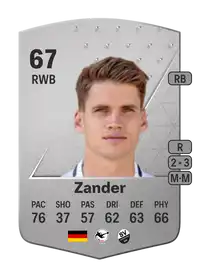 Luca Zander Common 67 Overall Rating