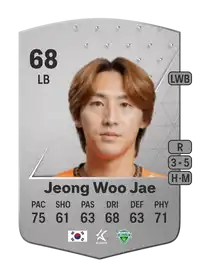 Jeong Woo Jae Common 68 Overall Rating