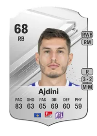 Bashkim Ajdini Rare 68 Overall Rating