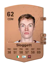 Greg Sloggett Common 62 Overall Rating