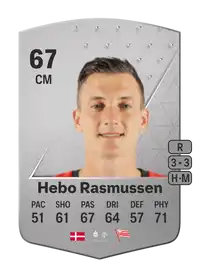 Mathias Hebo Rasmussen Common 67 Overall Rating