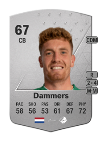 Wessel Dammers Common 67 Overall Rating